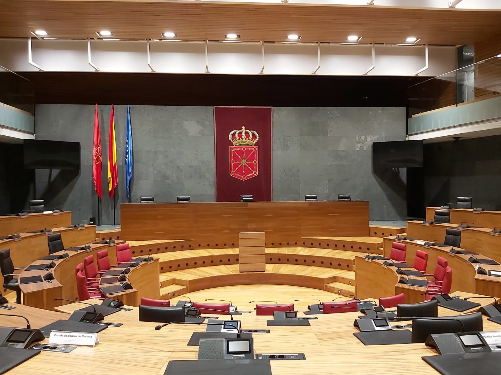 Renovación Iluminación del Parlamento de Navarra